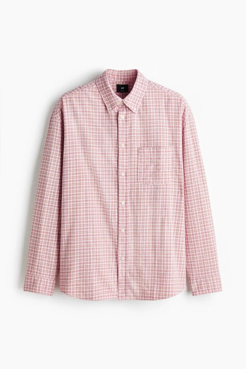 H&M  Relaxed Fit Cotton shirt for Men | Best Price UAE